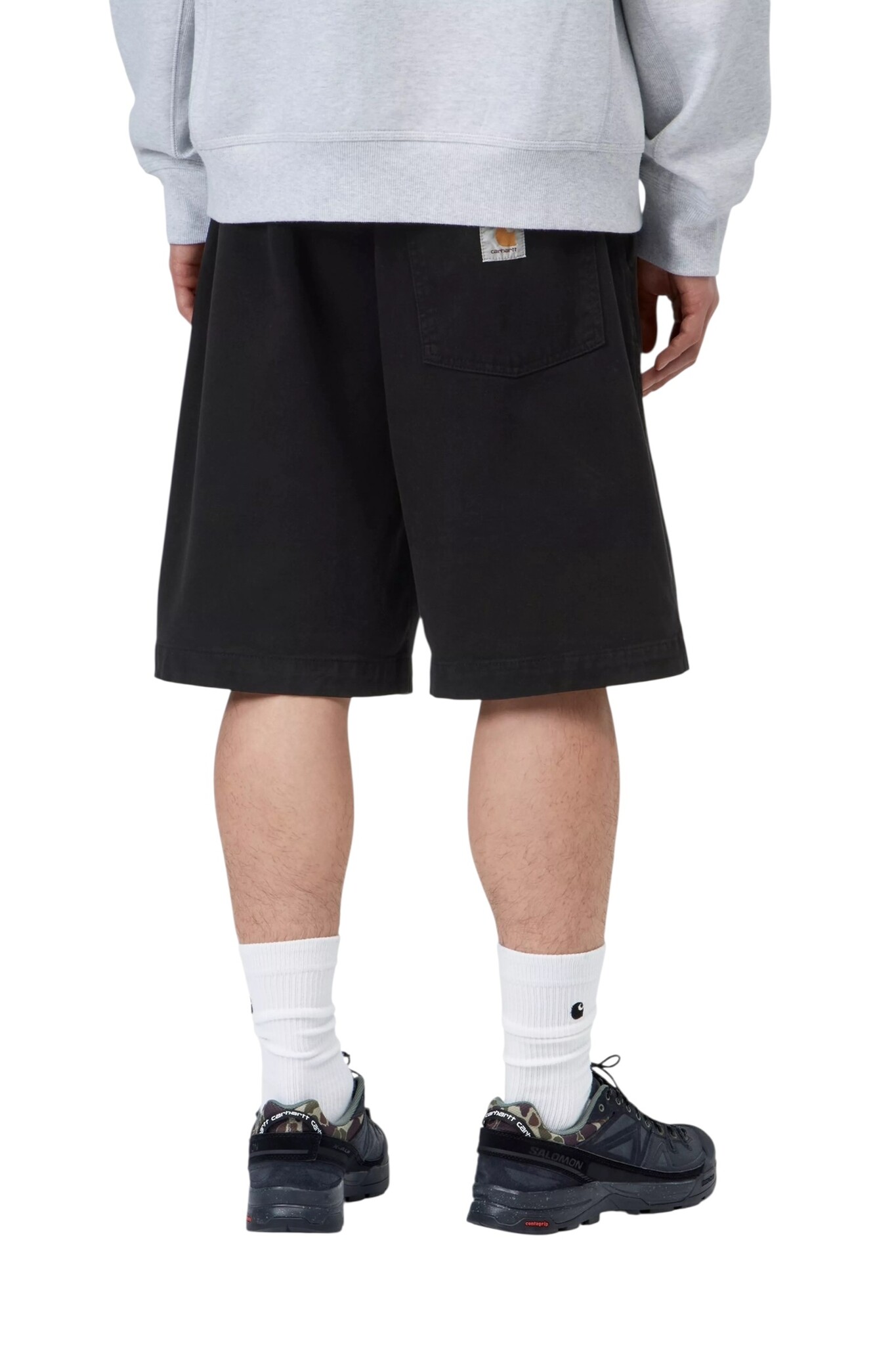 Carhartt WIP Floyde Short - Black (Garment Dyed)