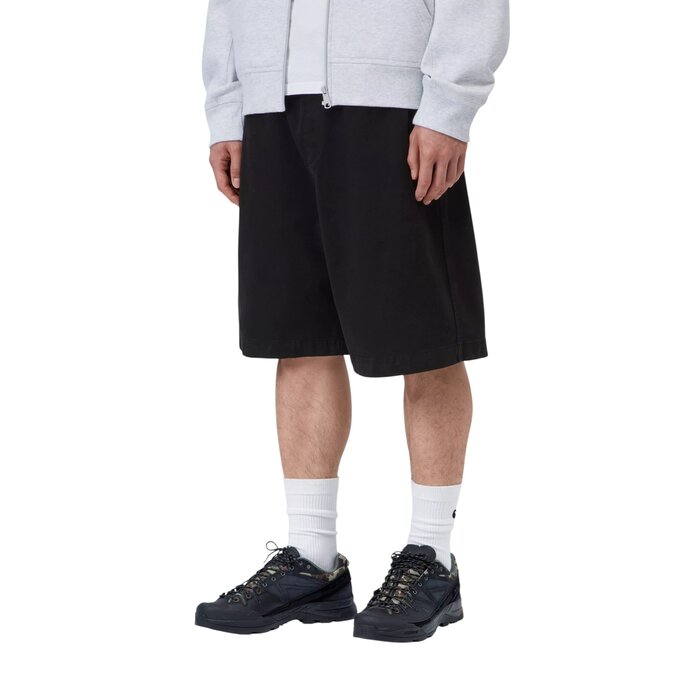 Carhartt WIP Floyde Short - Black (Garment Dyed)