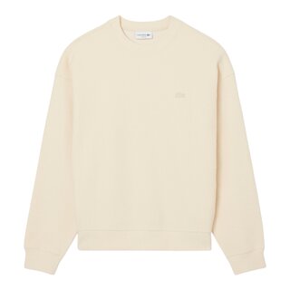 Lacoste Sweatshirt Col Rond Texturé - Beige