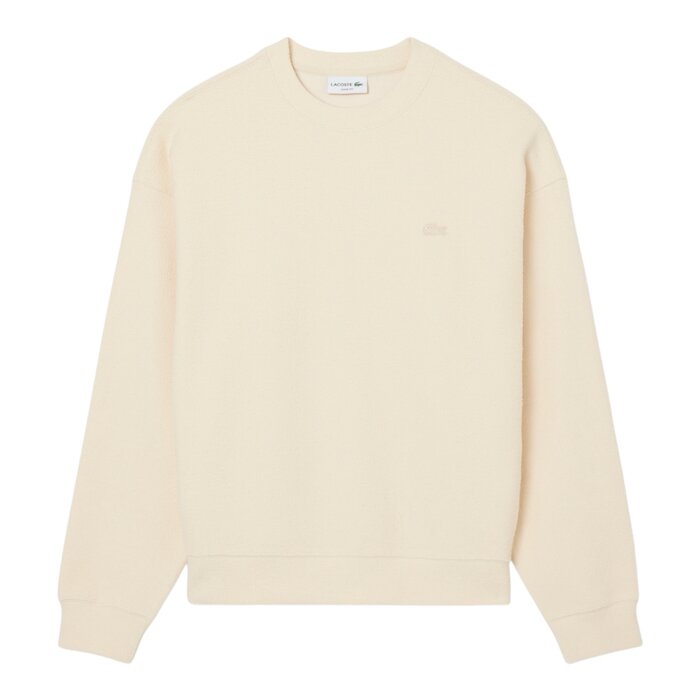 Lacoste Sweatshirt Col Rond Texturé - Beige