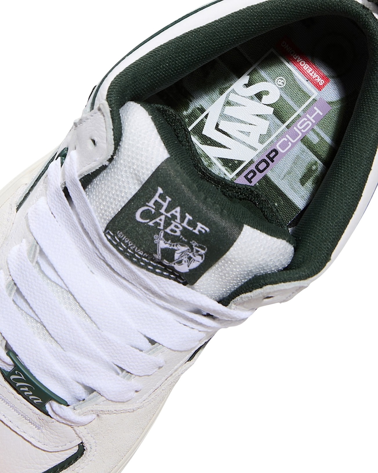 Vans Skate Half Cab Wafflecup - Una White/Green