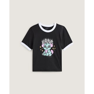 Vans W' Puppy Ringer T-Shirt - Black