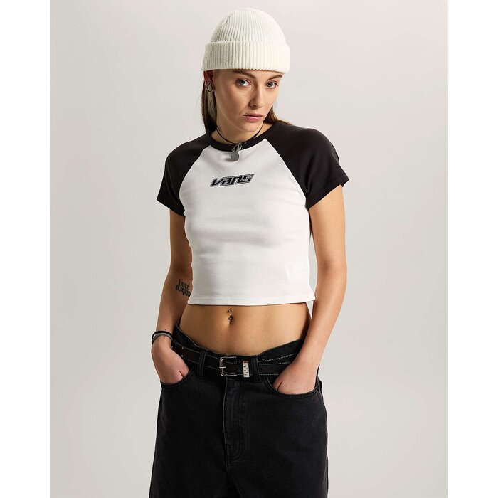 Vans W' Clare Baby T-Shirt - True White/Black