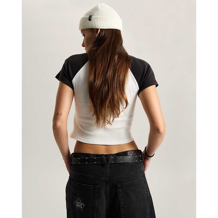 Vans W' Clare Baby T-Shirt - True White/Black
