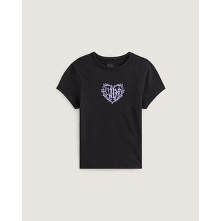 Vans W' Barbed Heart T-Shirt - Black