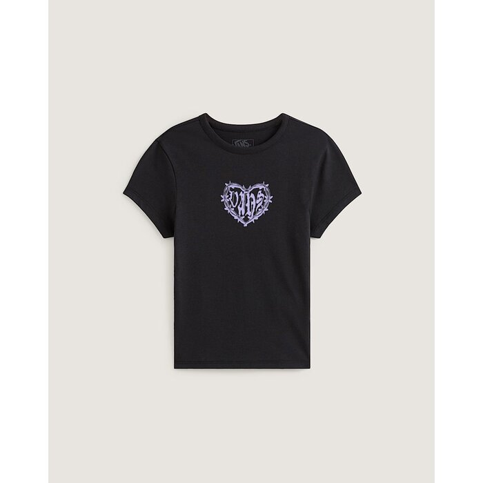 Vans W' Barbed Heart T-Shirt - Black