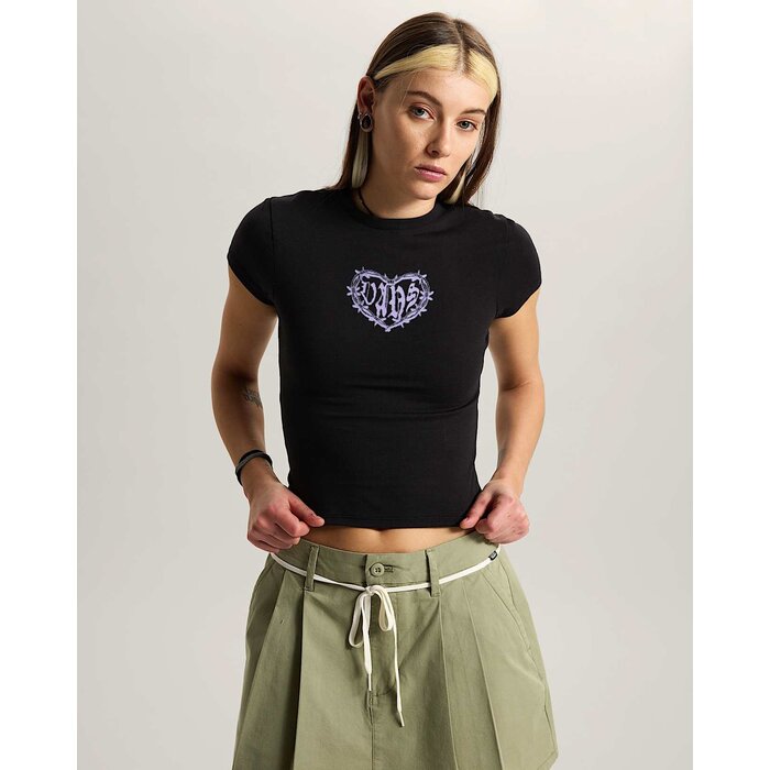 Vans W' Barbed Heart T-Shirt - Black