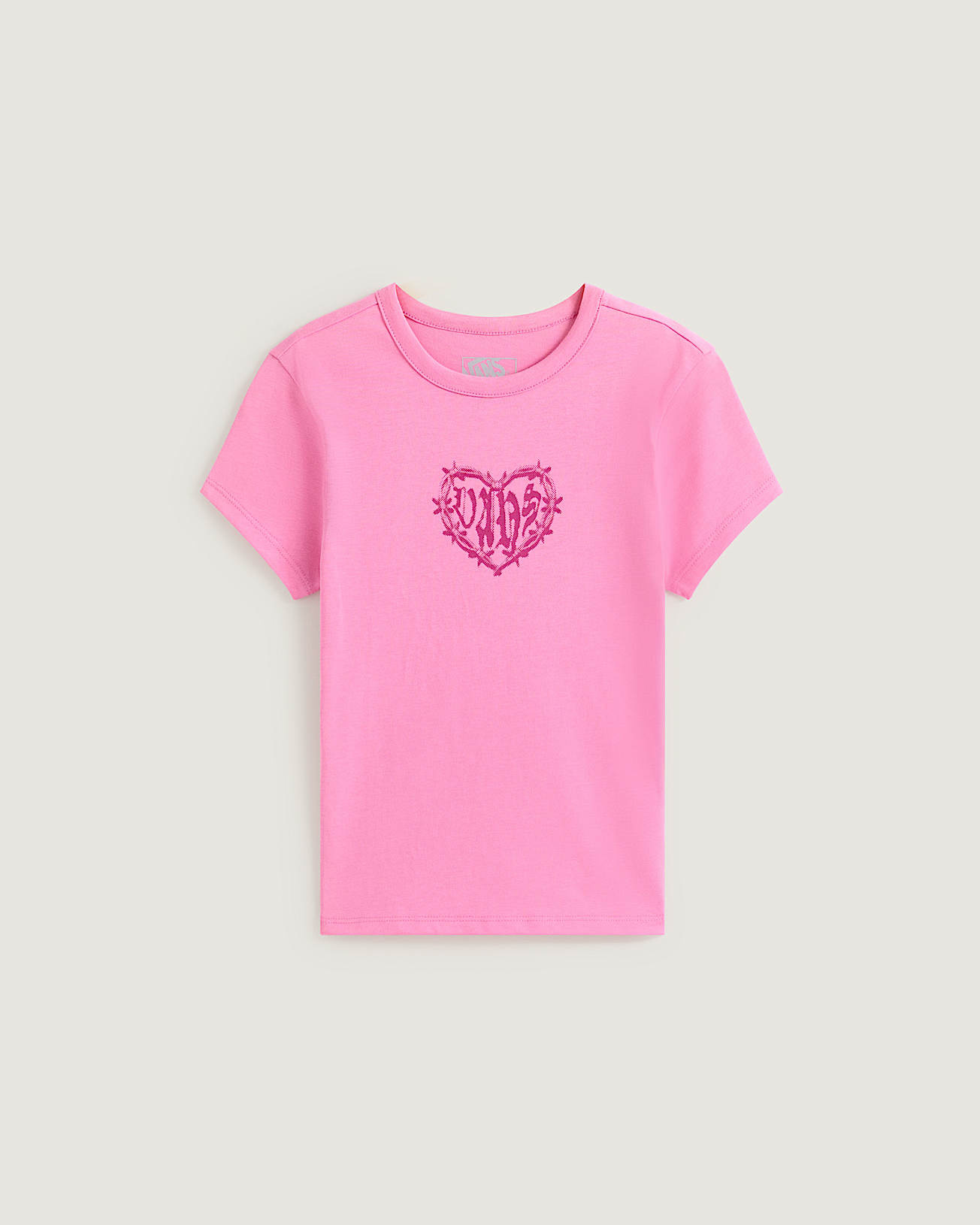 Vans W' Barbed Heart T-Shirt - Pink Fizz