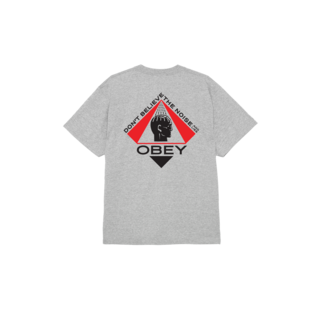 Obey Icon Pyramid T-shirt - Heather Grey