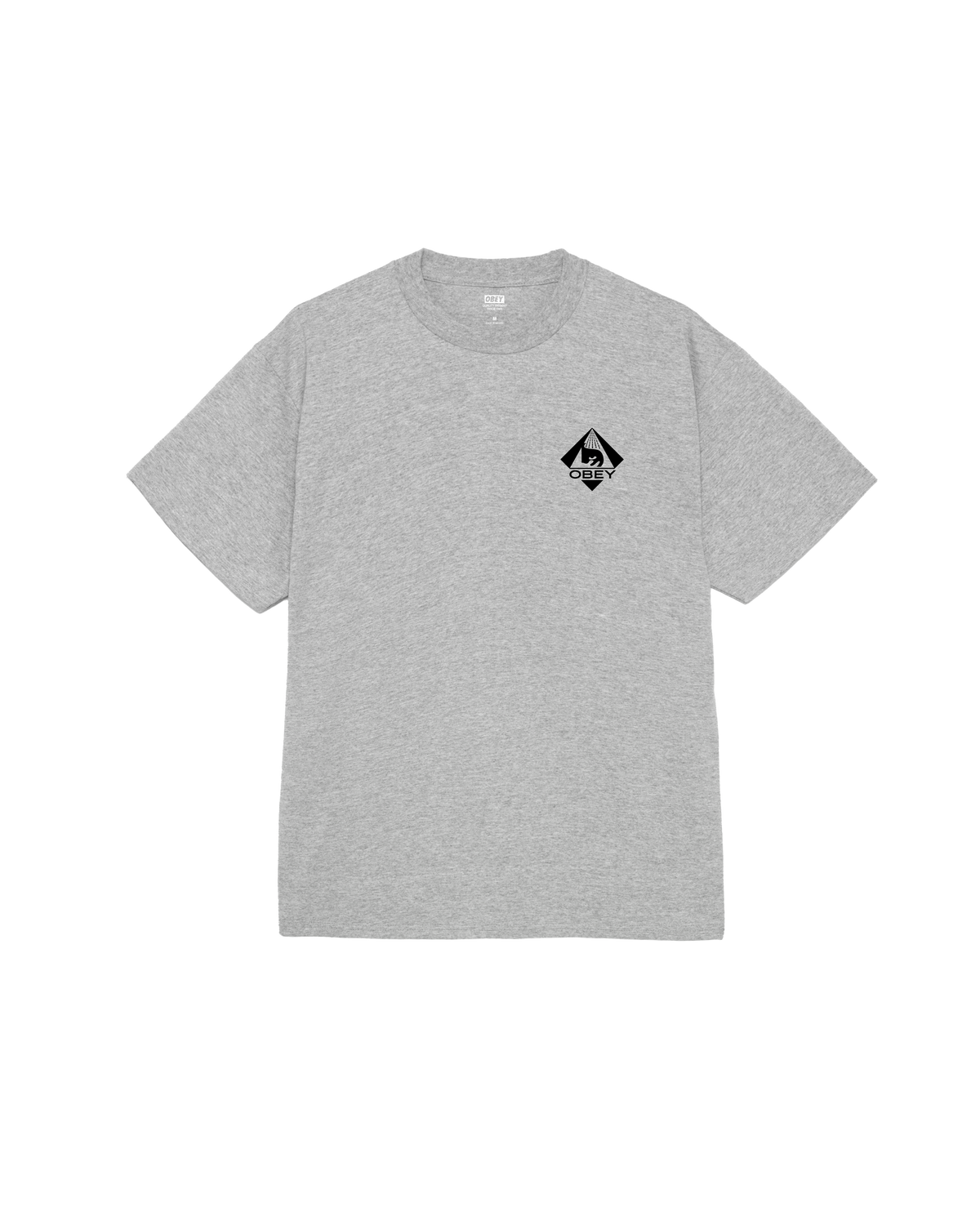 Obey Icon Pyramid T-shirt - Heather Grey