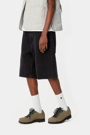 Carhartt WIP W' Brandon Short - Black (Stone Washed)