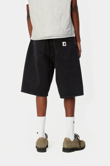 Carhartt WIP W' Brandon Short - Black (Stone Washed)