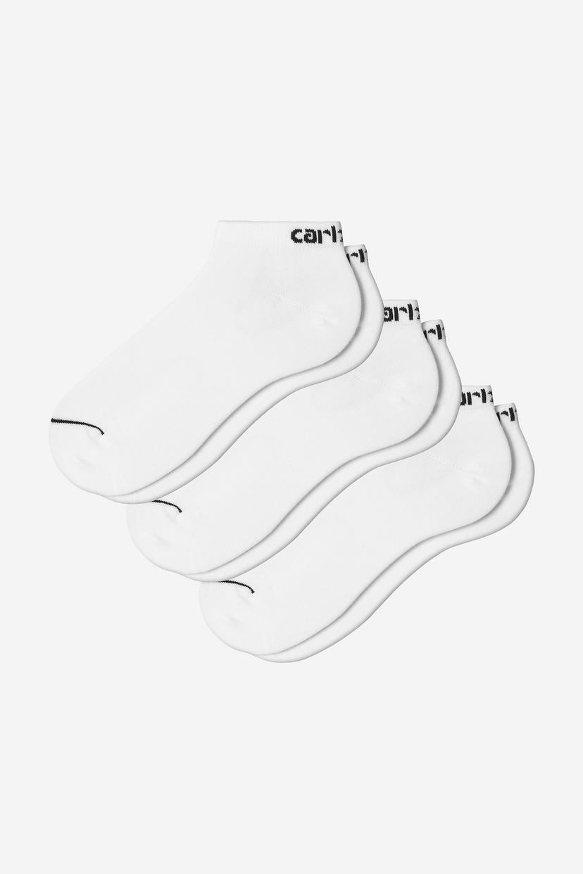Carhartt WIP Script Sneakers Socks - White