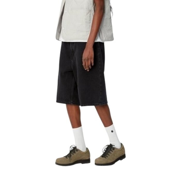 Carhartt WIP W' Brandon Short - Black (Stone Washed)