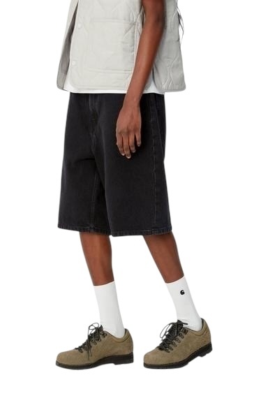 Carhartt WIP W' Brandon Short - Black (Stone Washed)