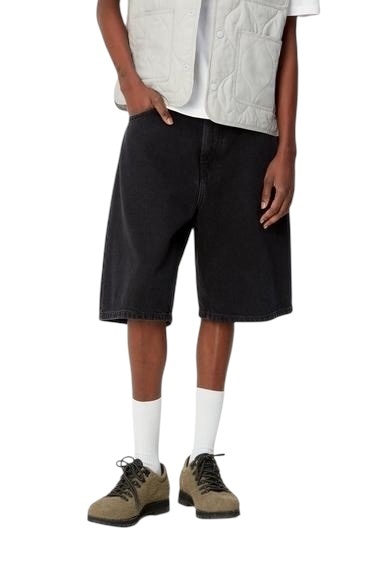 Carhartt WIP W' Brandon Short - Black (Stone Washed)