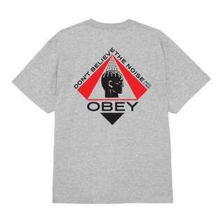 Obey Icon Pyramid T-shirt - Heather Grey