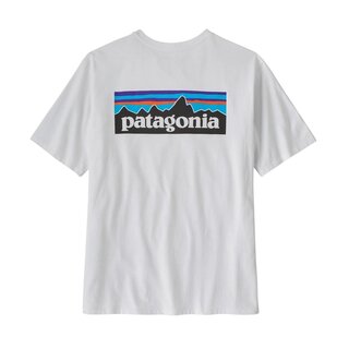 Patagonia M's P-6 Logo Responsibili Tee - White
