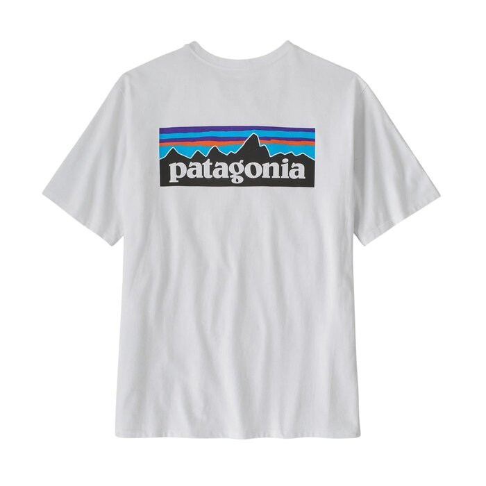 Patagonia M's P-6 Logo Responsibili Tee - White