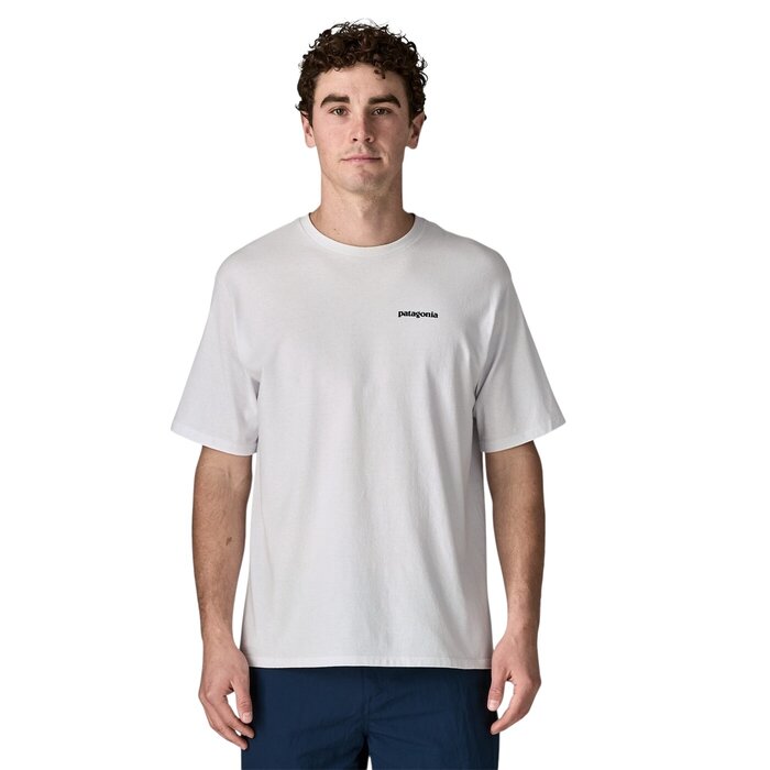 Patagonia M's P-6 Logo Responsibili Tee - White