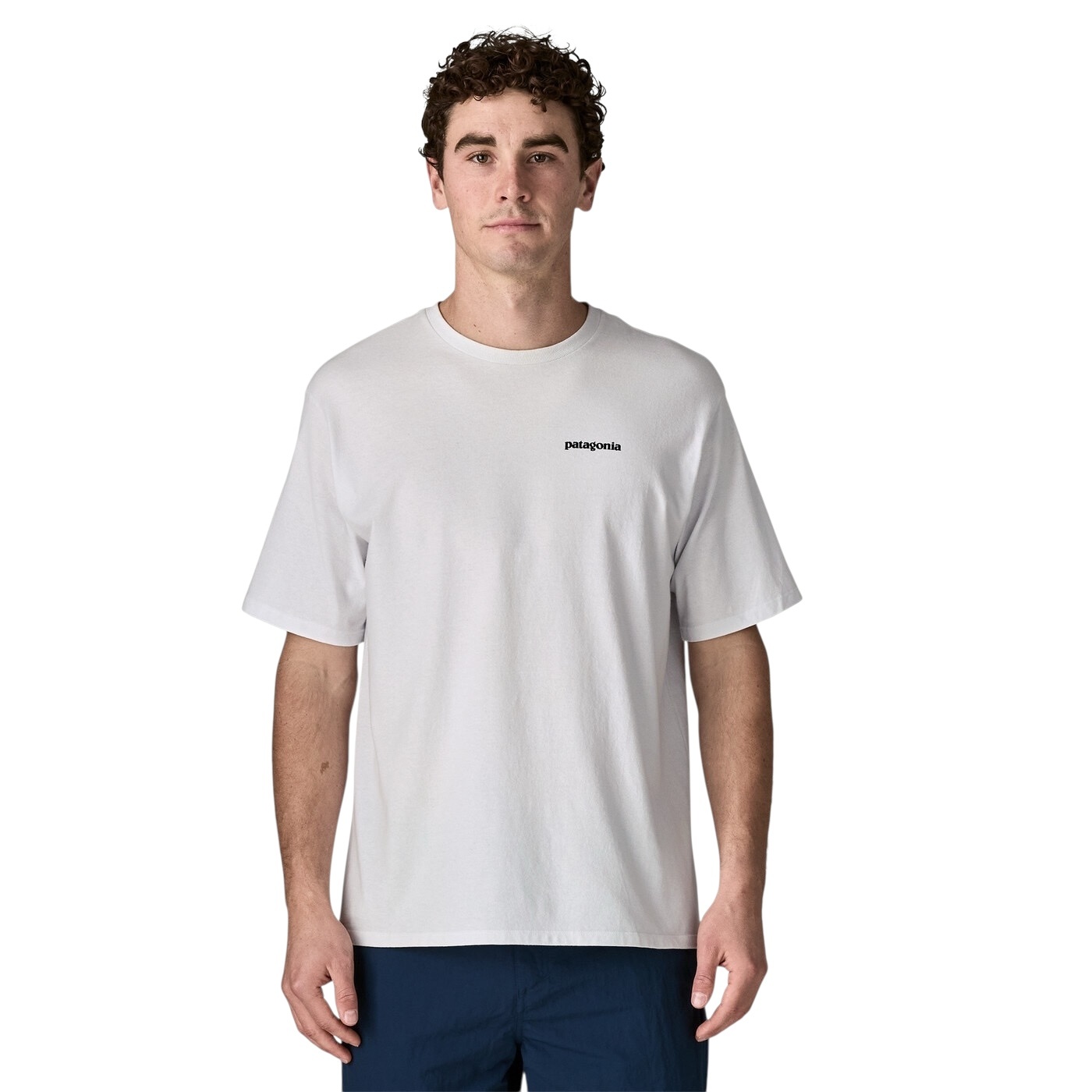 Patagonia M's P-6 Logo Responsibili Tee - White
