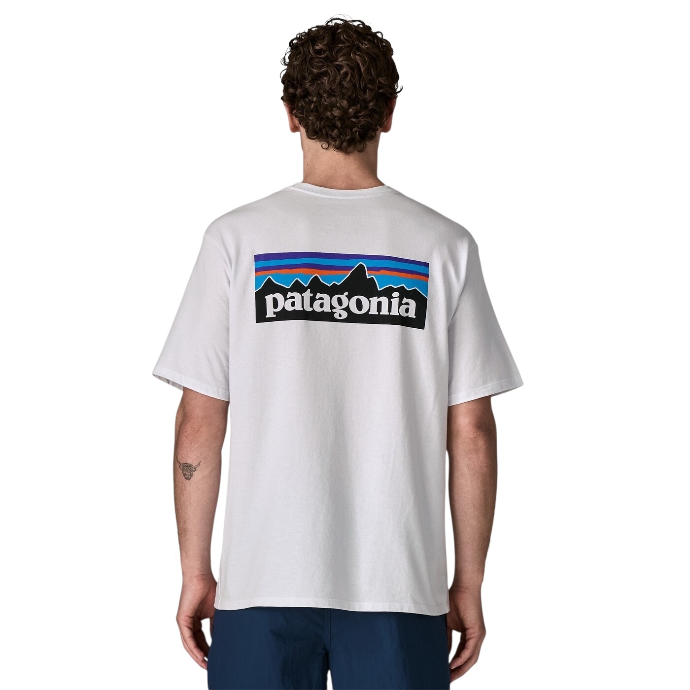 Patagonia M's P-6 Logo Responsibili Tee - White