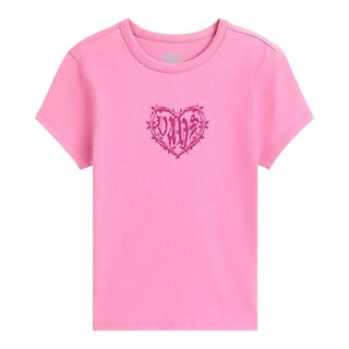 Vans W' Barbed Heart T-Shirt - Pink Fizz