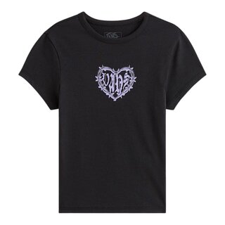 Vans W' Barbed Heart T-Shirt - Black