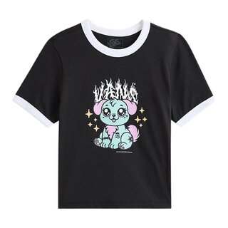 Vans W' Puppy Ringer T-Shirt - Black