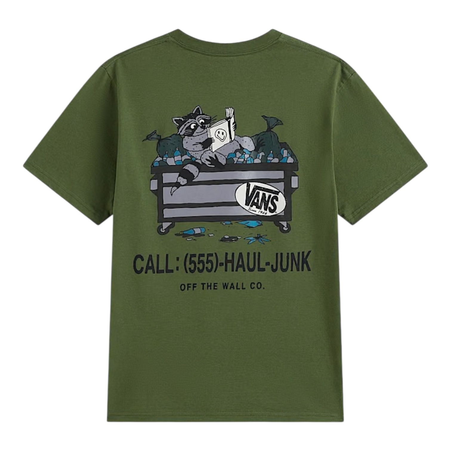 Vans Dumpster Raccon S/S Tee - Green Balsam