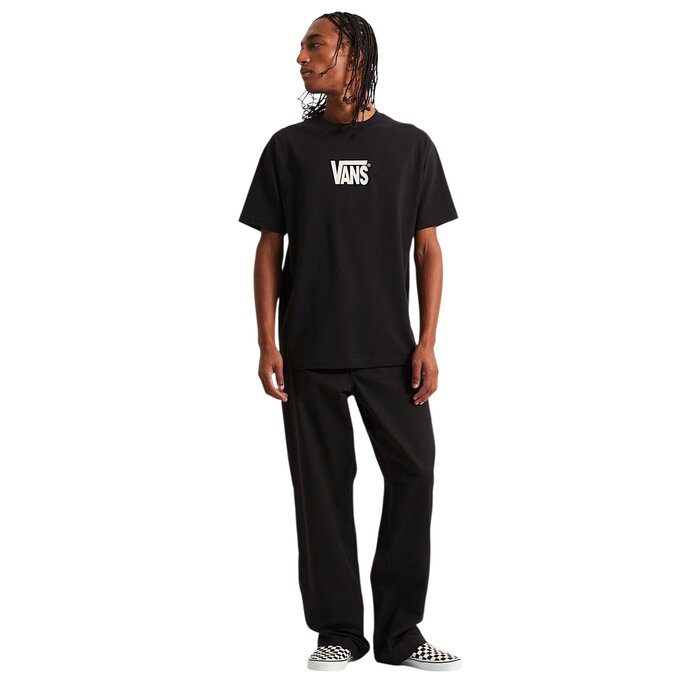 Vans Stretch Logo S/S Tee - Black/White