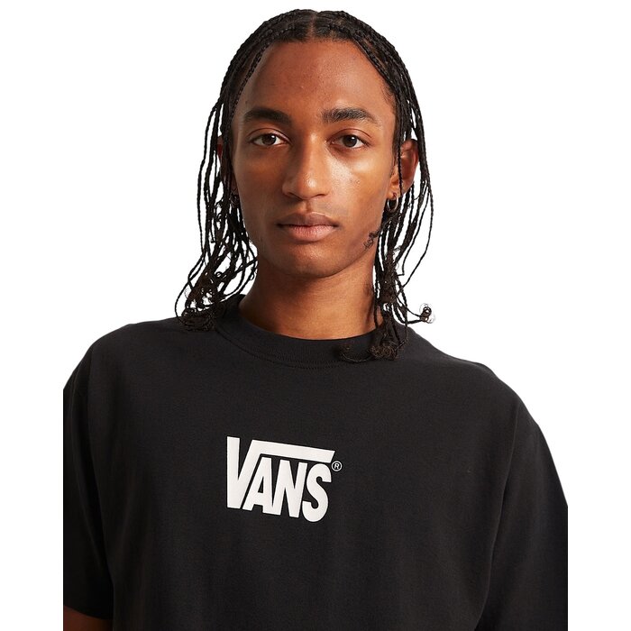 Vans Stretch Logo S/S Tee - Black/White