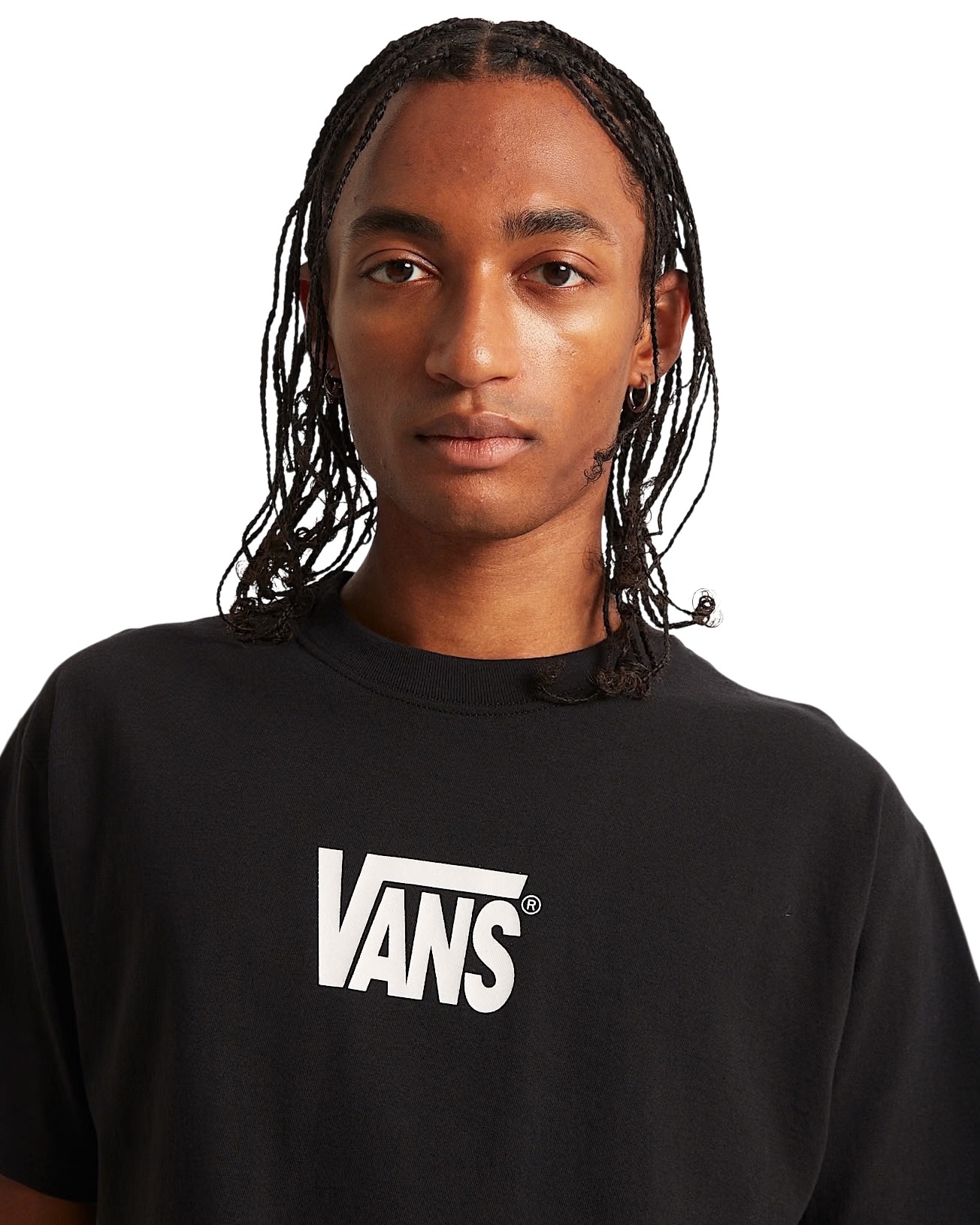 Vans Stretch Logo S/S Tee - Black/White