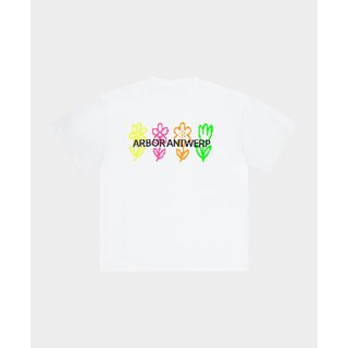 Arbor Antwerp Pixel Flower T-shirt - White