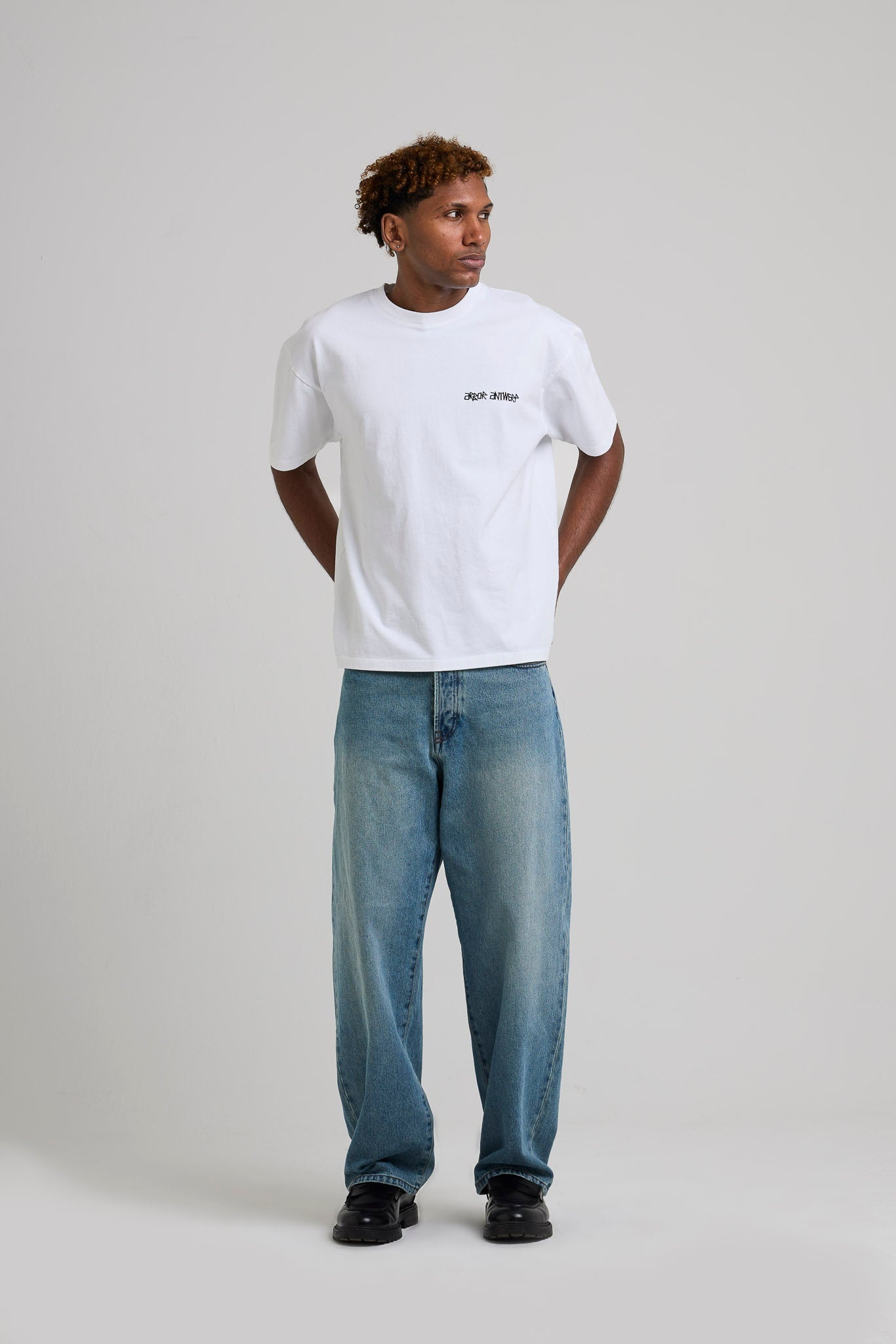 Arbor Antwerp Pixel Flower T-shirt - White