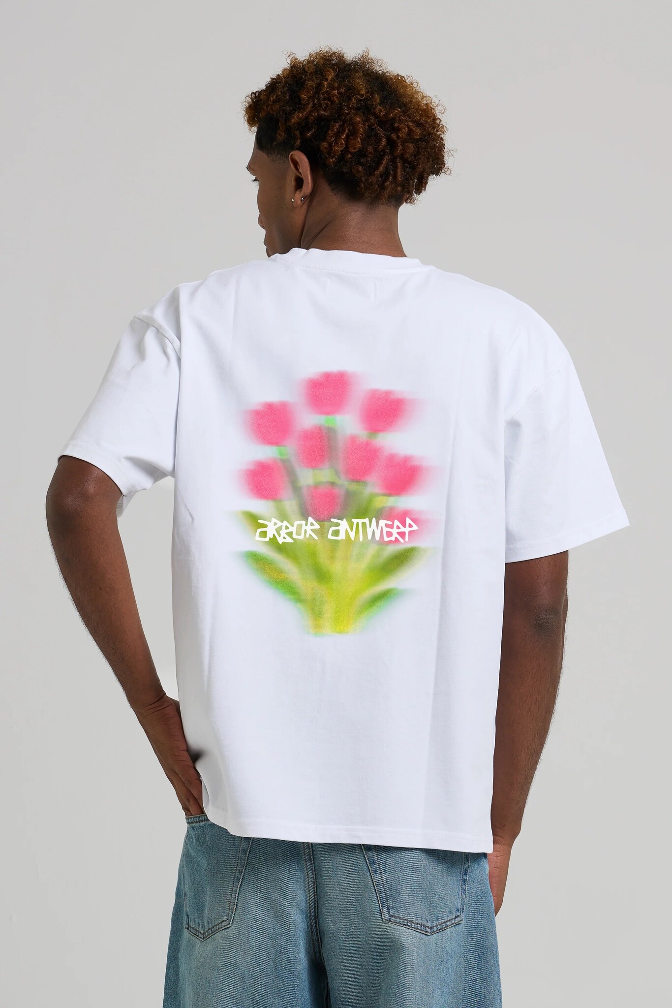 Arbor Antwerp Tulip Bloom T-shirt - White
