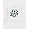 Line Flower Crewneck - Melange