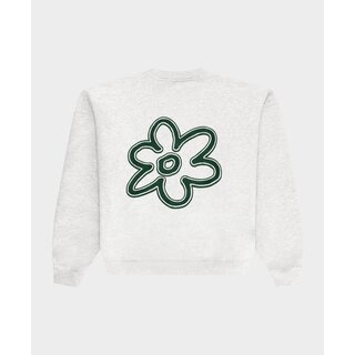 Arbor Antwerp Line Flower Crewneck - Melange