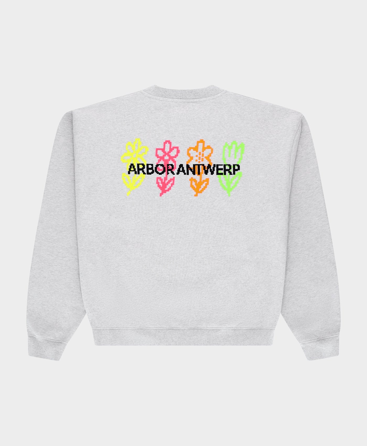 Arbor Antwerp Pixel Flower Crewneck - Melange