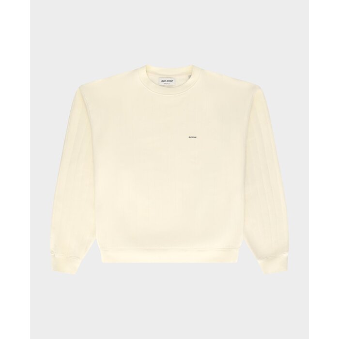 Arbor Antwerp Needle Drop Crewneck - Cream
