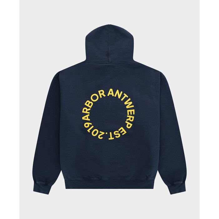 Arbor Antwerp Circle Application Hoodie - Blue