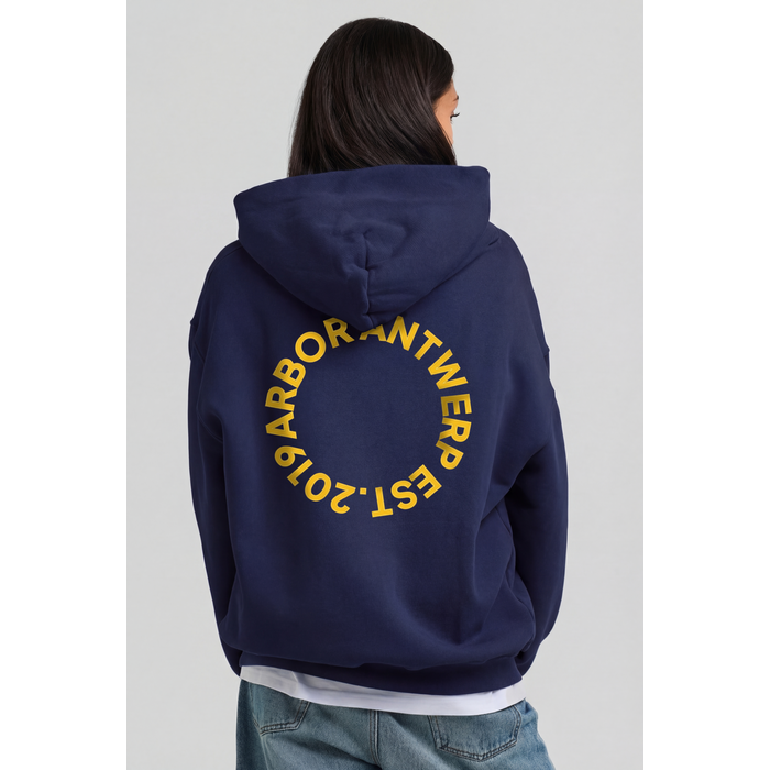 Arbor Antwerp Circle Application Hoodie - Blue
