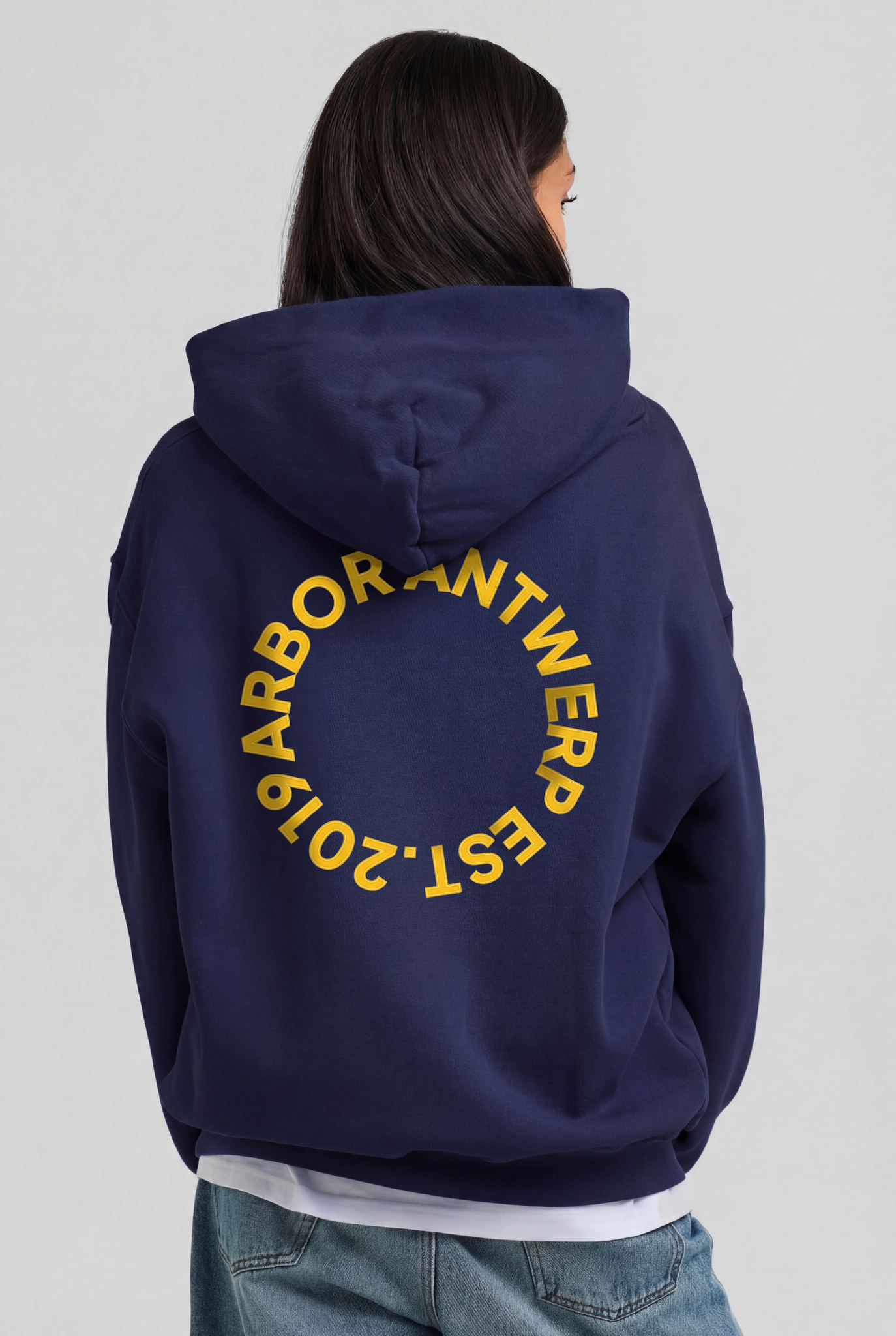 Arbor Antwerp Circle Application Hoodie - Blue