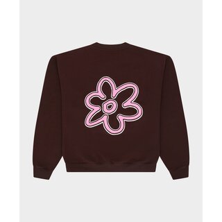 Arbor Antwerp Line Flower Crewneck - Brown