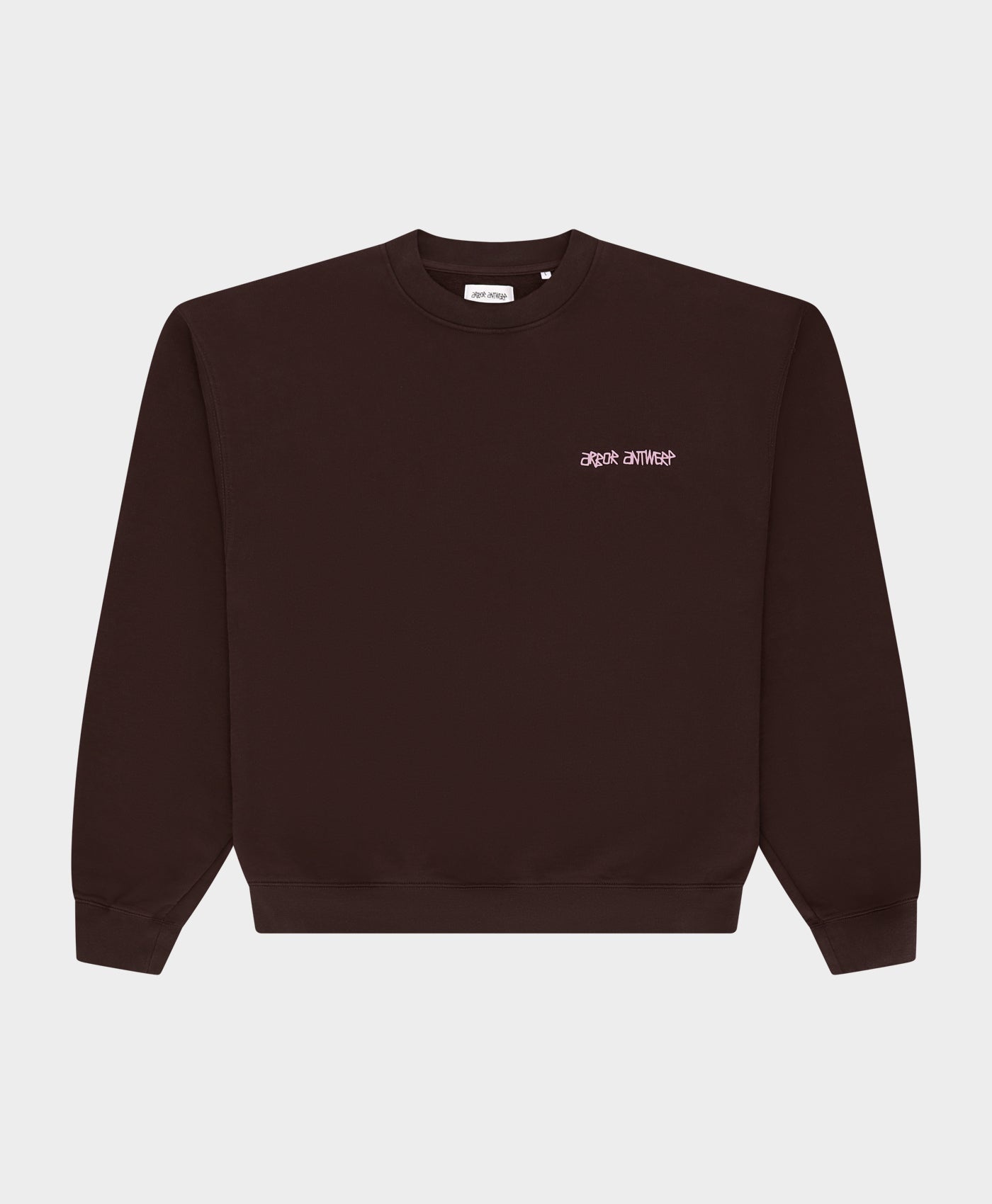 Arbor Antwerp Line Flower Crewneck - Brown