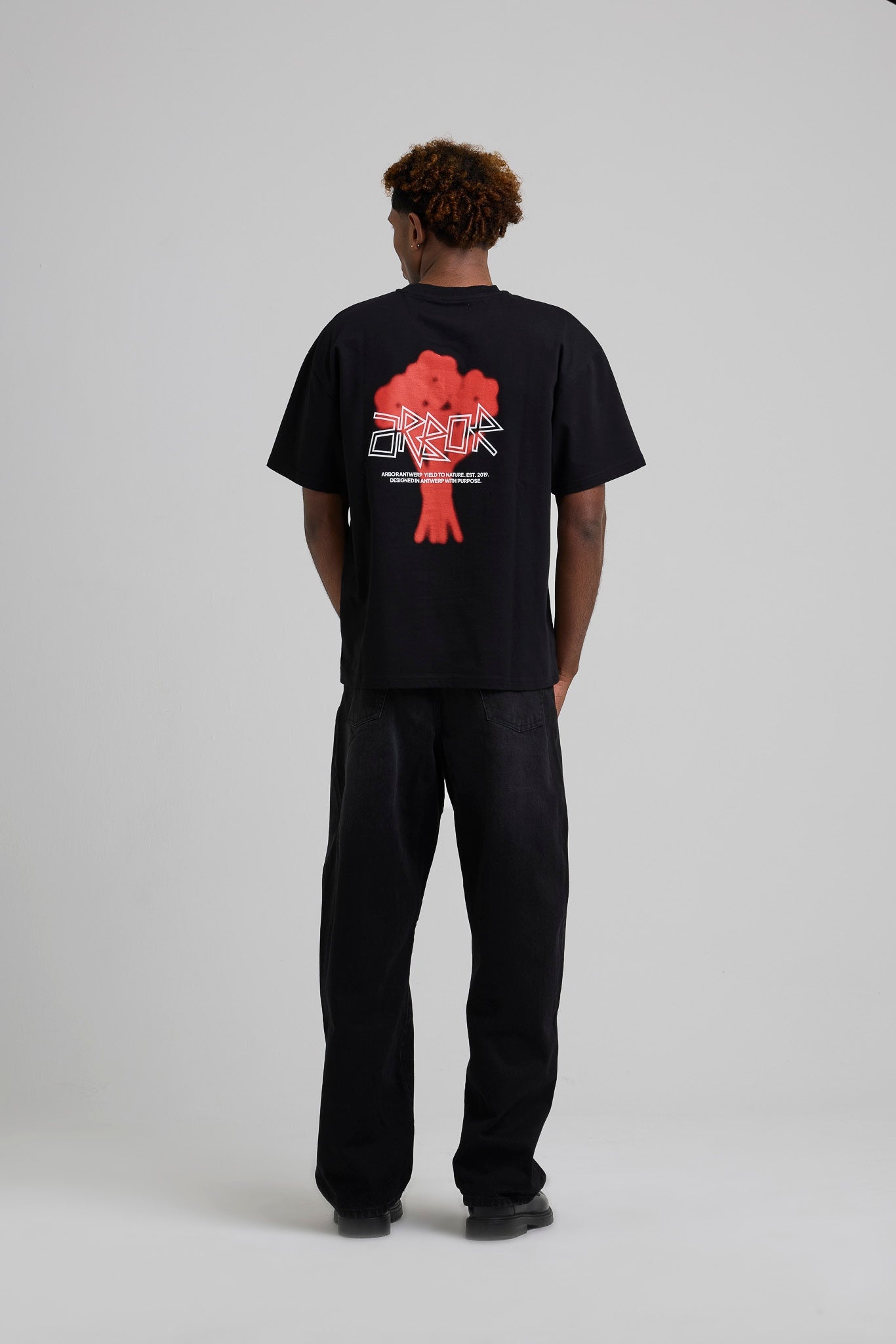 Arbor Antwerp Floral Bouquet T-shirt - Black