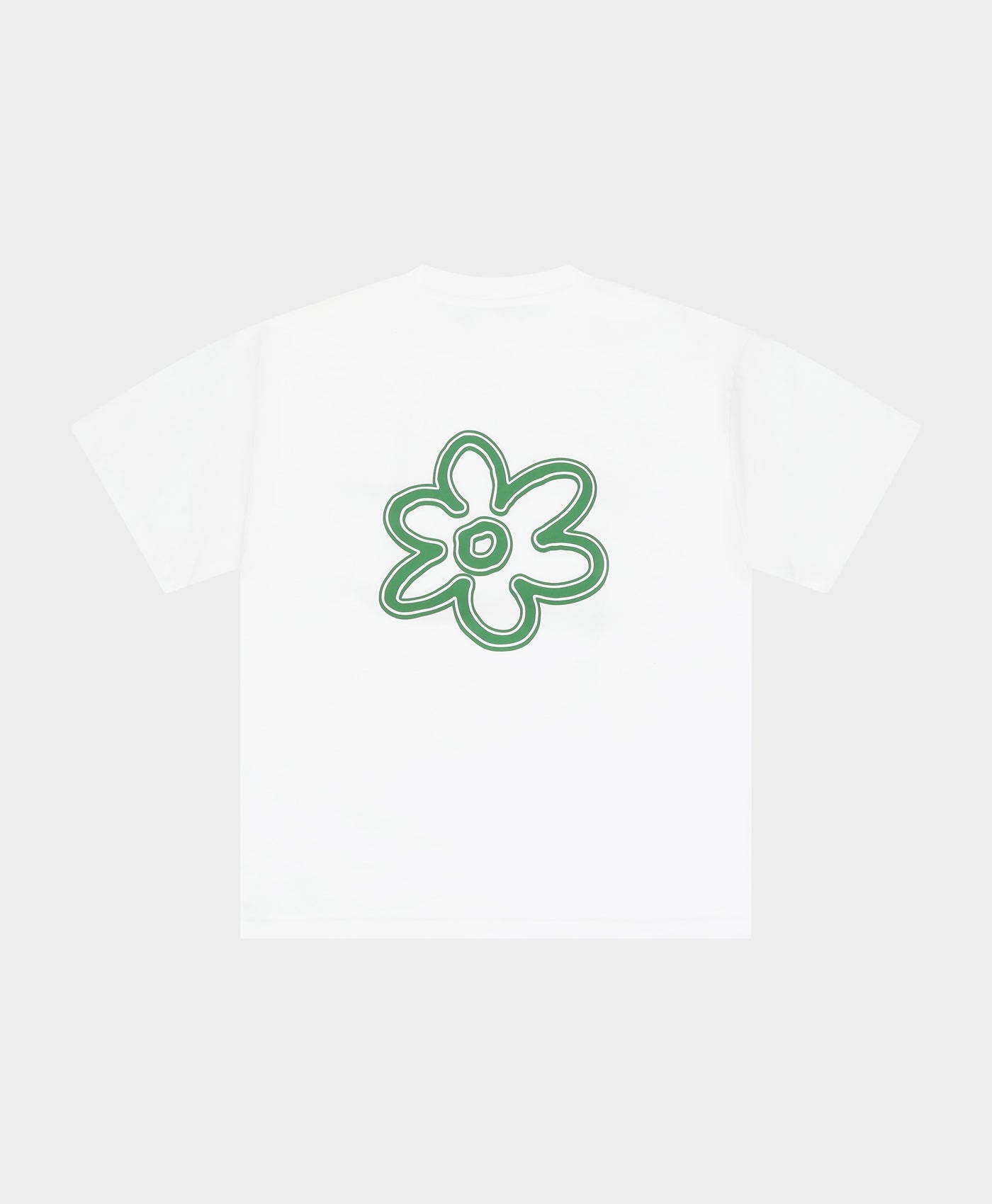Arbor Antwerp Line Flower T-shirt - Green