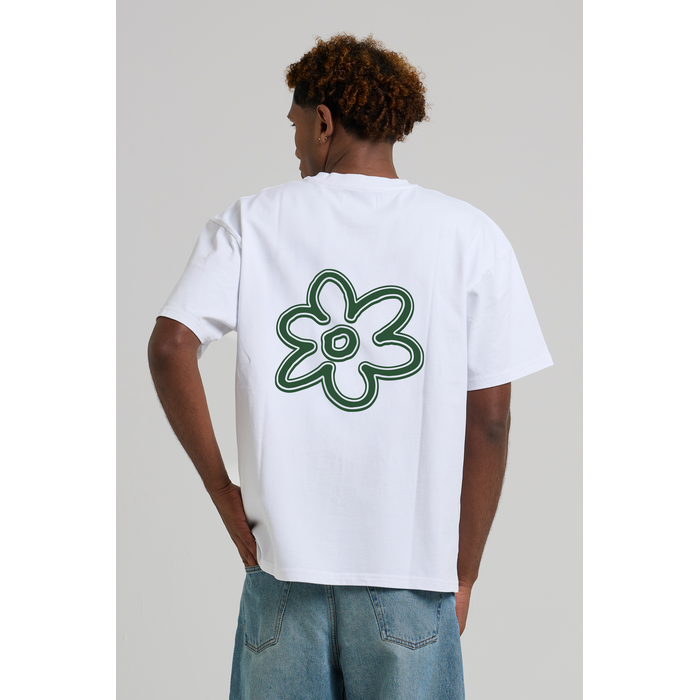 Arbor Antwerp Line Flower T-shirt - Green