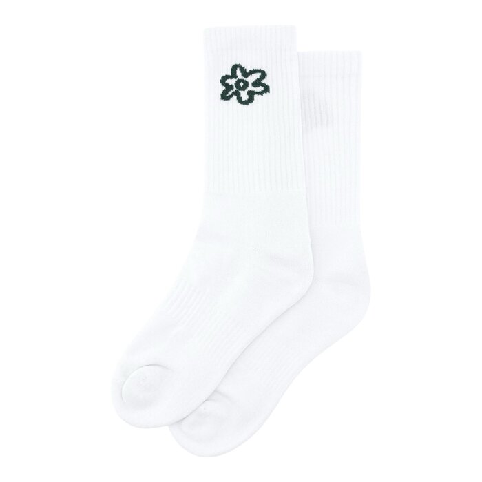 Arbor Antwerp Full Flower Socks - White