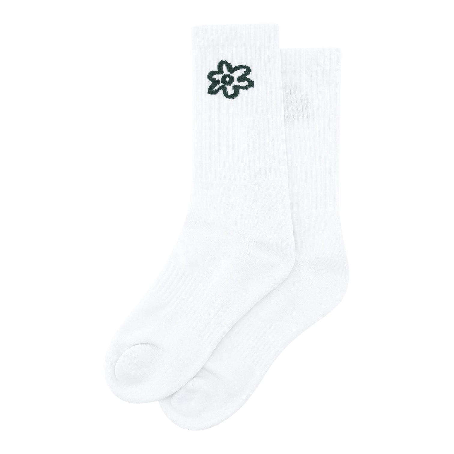Arbor Antwerp Full Flower Socks - White